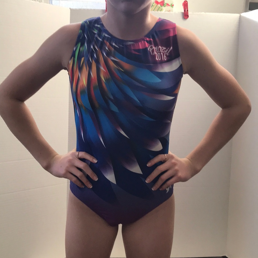 Commemorative 2916 olympics Brazil Leotard